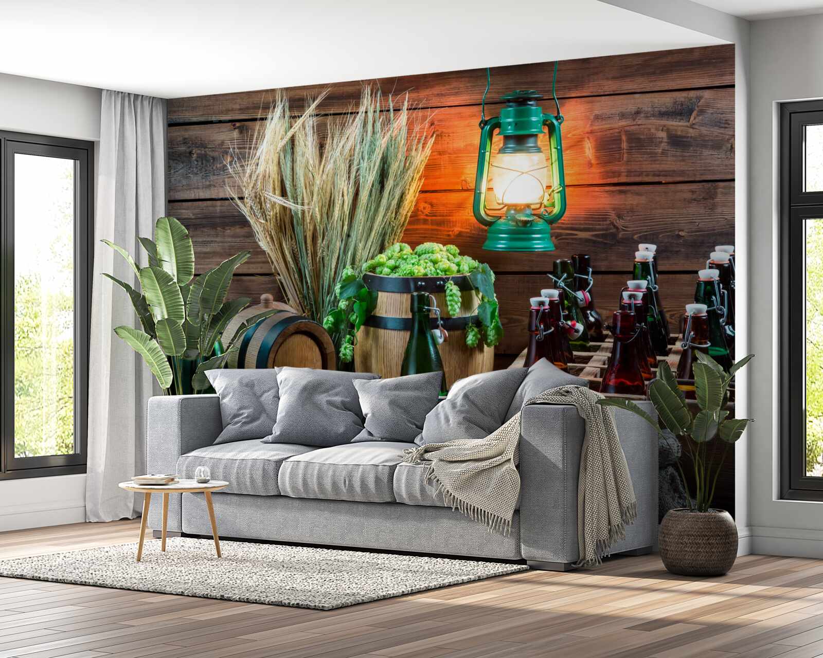 Papier peint matières premières pour la production de bière