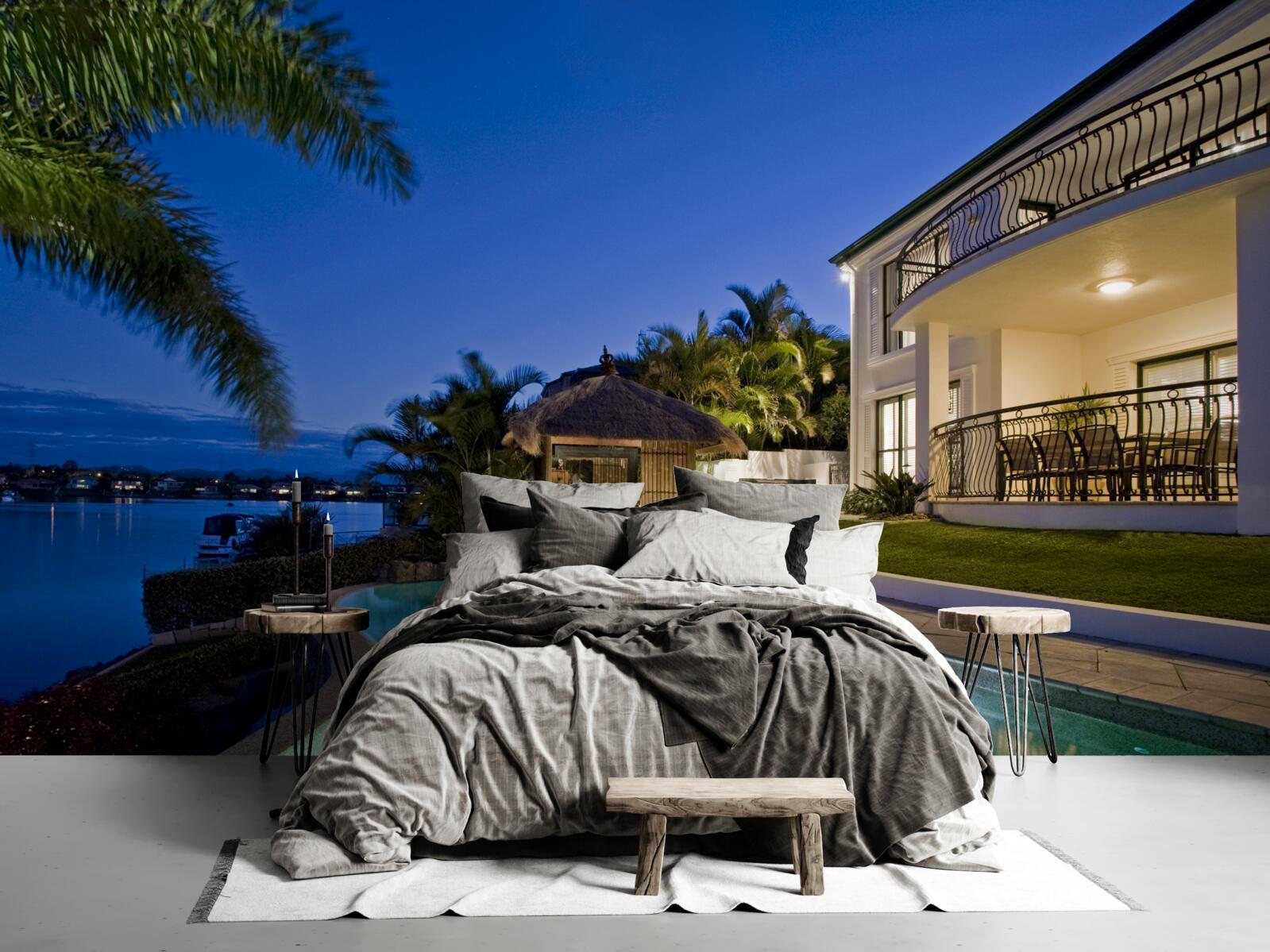 Papier peint piscine de luxe à proximité du site