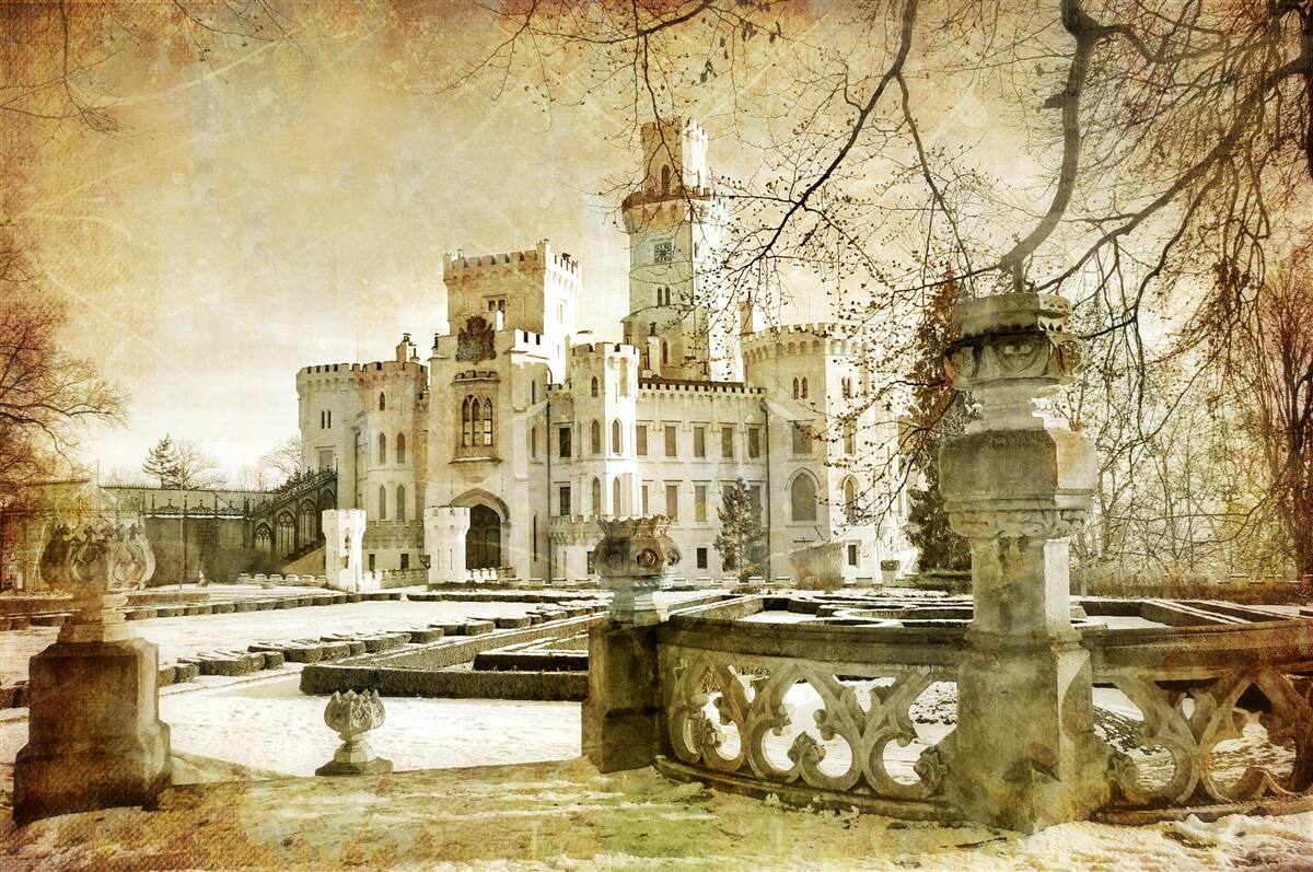 Papier peint se souvenir du château