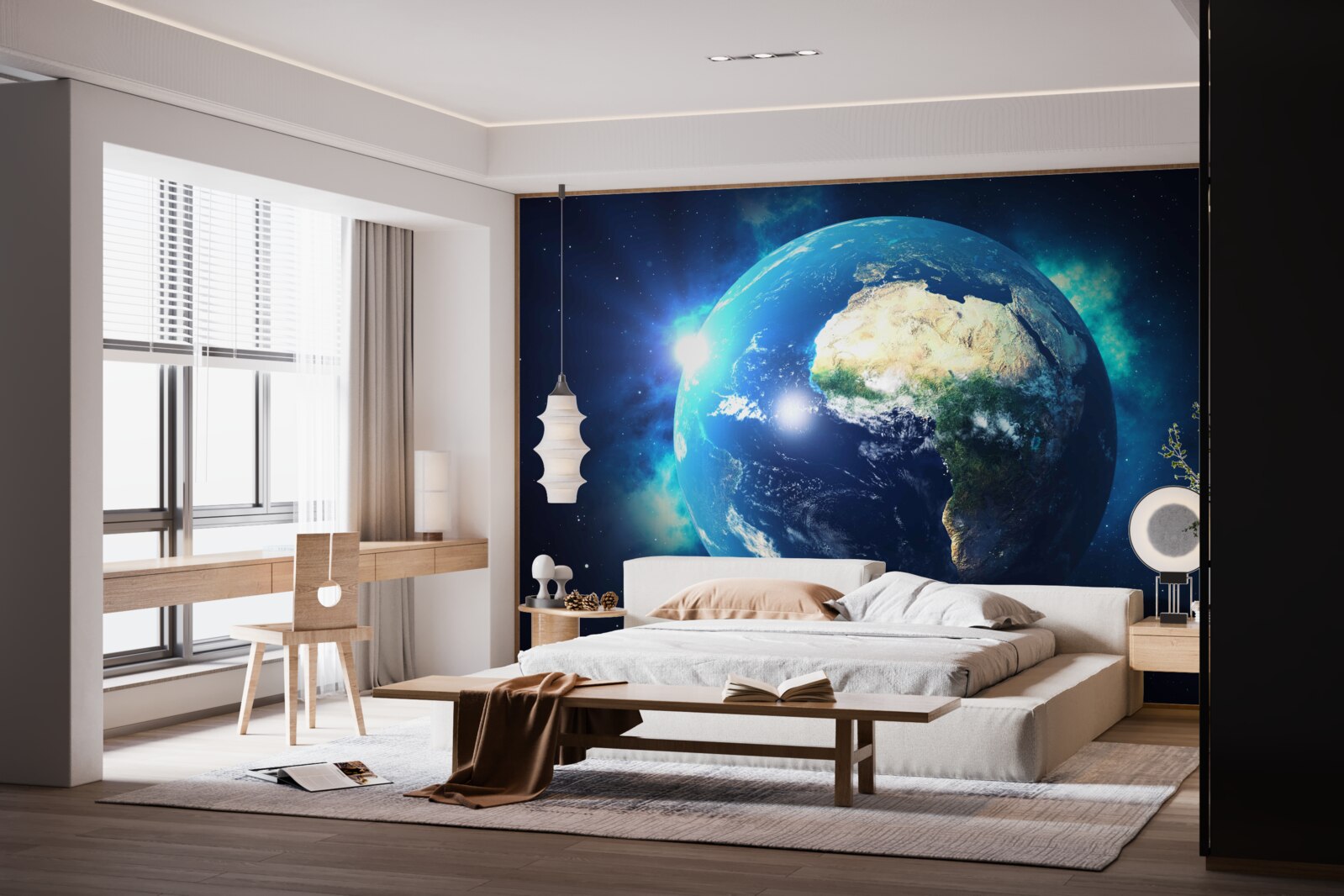 Papier peint l'afrique et la planète terre