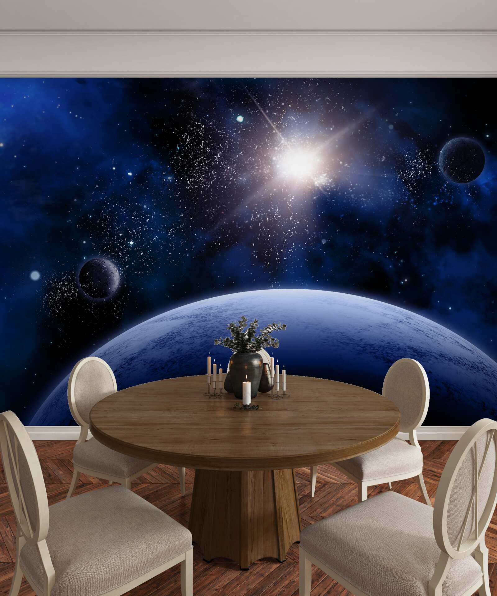 Papier peint Étoile spatiale brillante