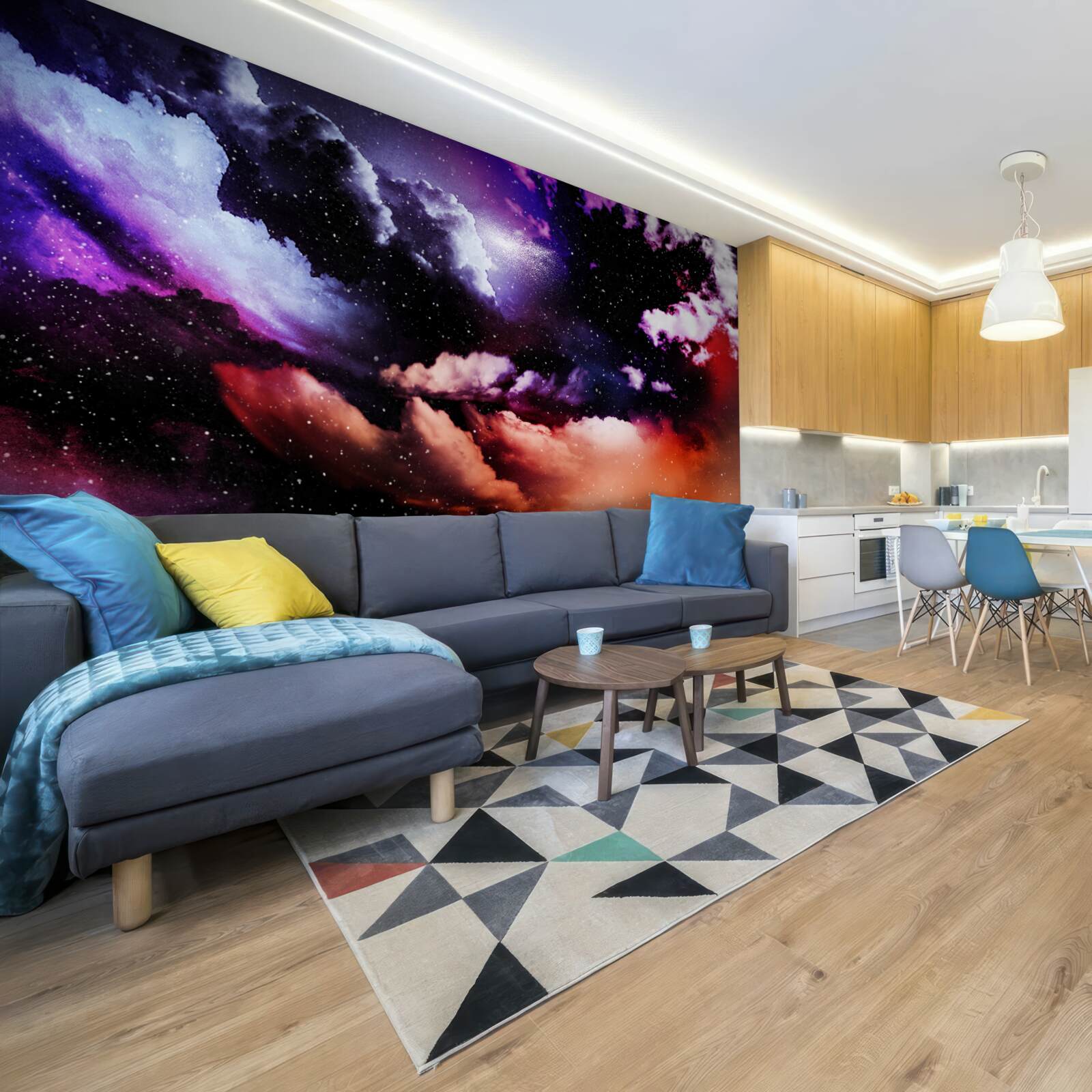 Papier peint le ciel séduit par sa beauté