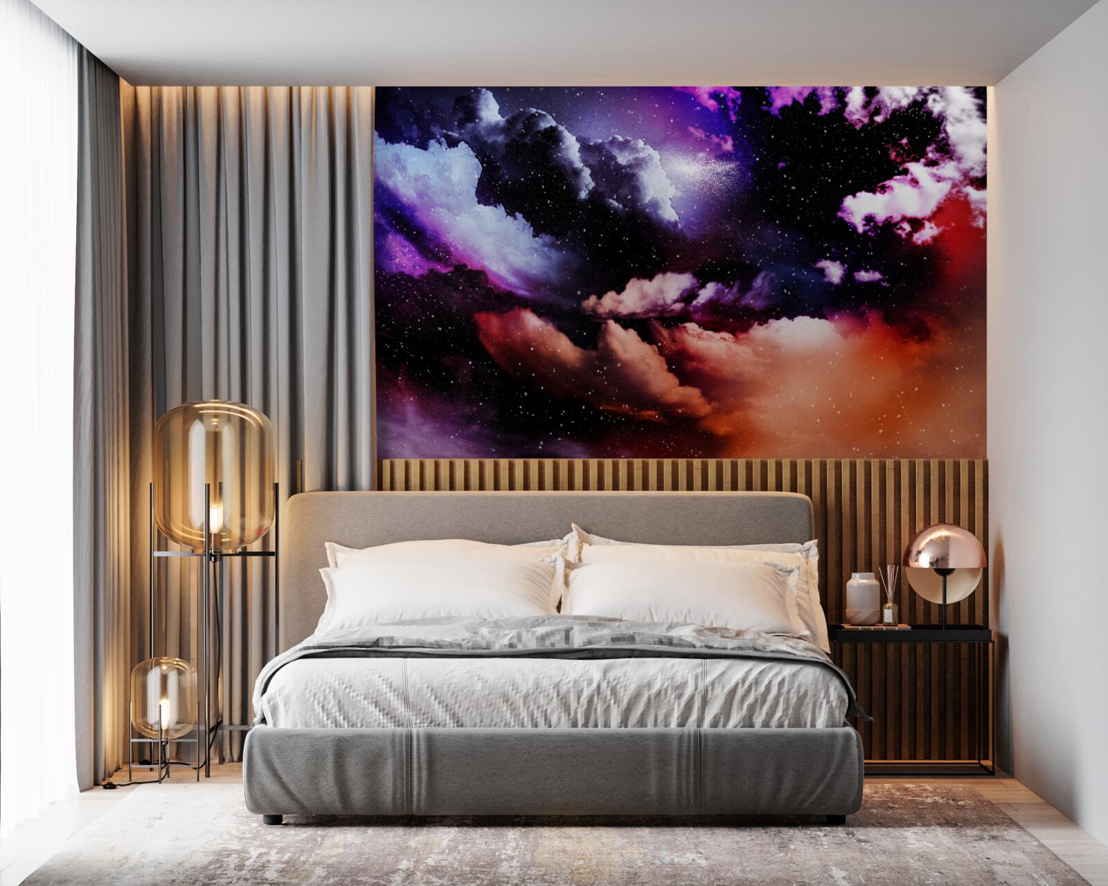 Papier peint le ciel séduit par sa beauté