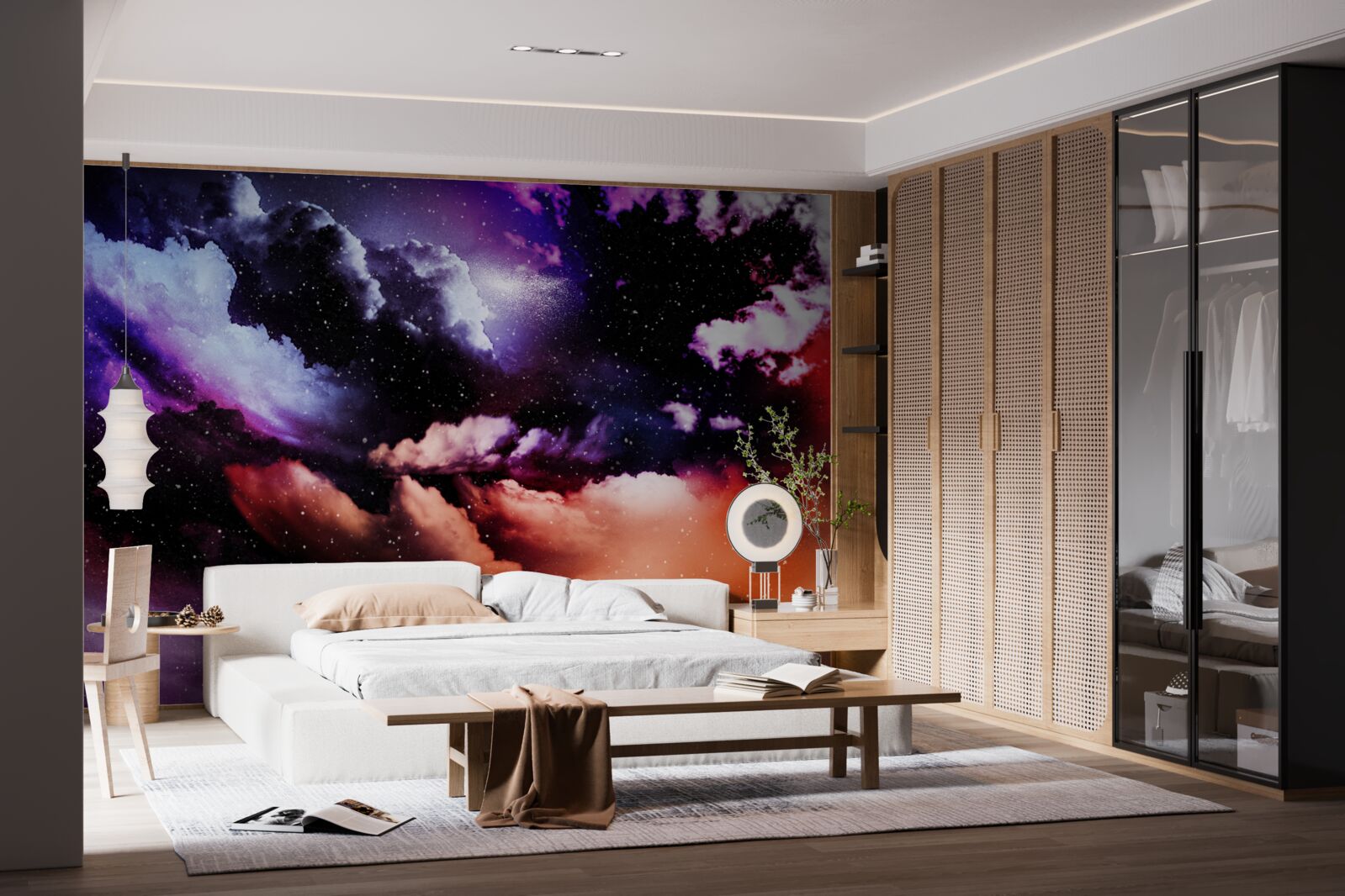 Papier peint le ciel séduit par sa beauté