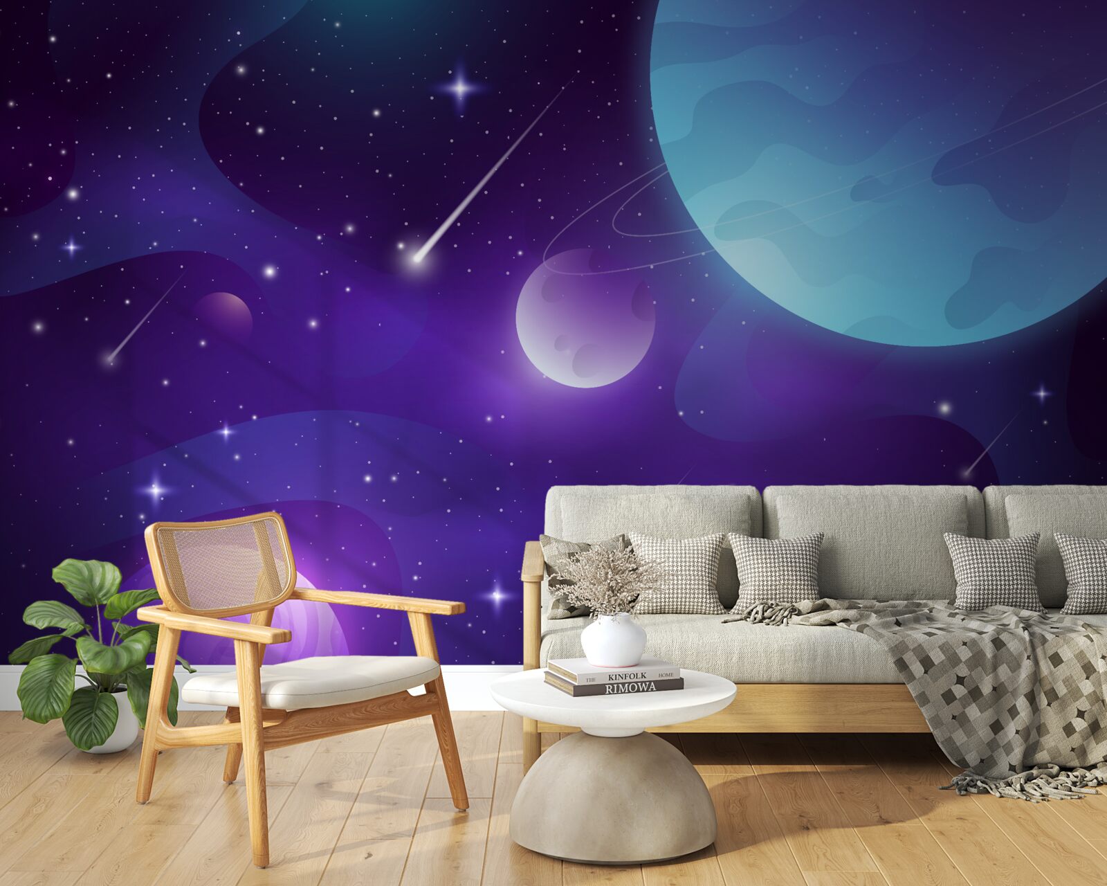 Papier peint les étoiles et les planètes dans l'univers