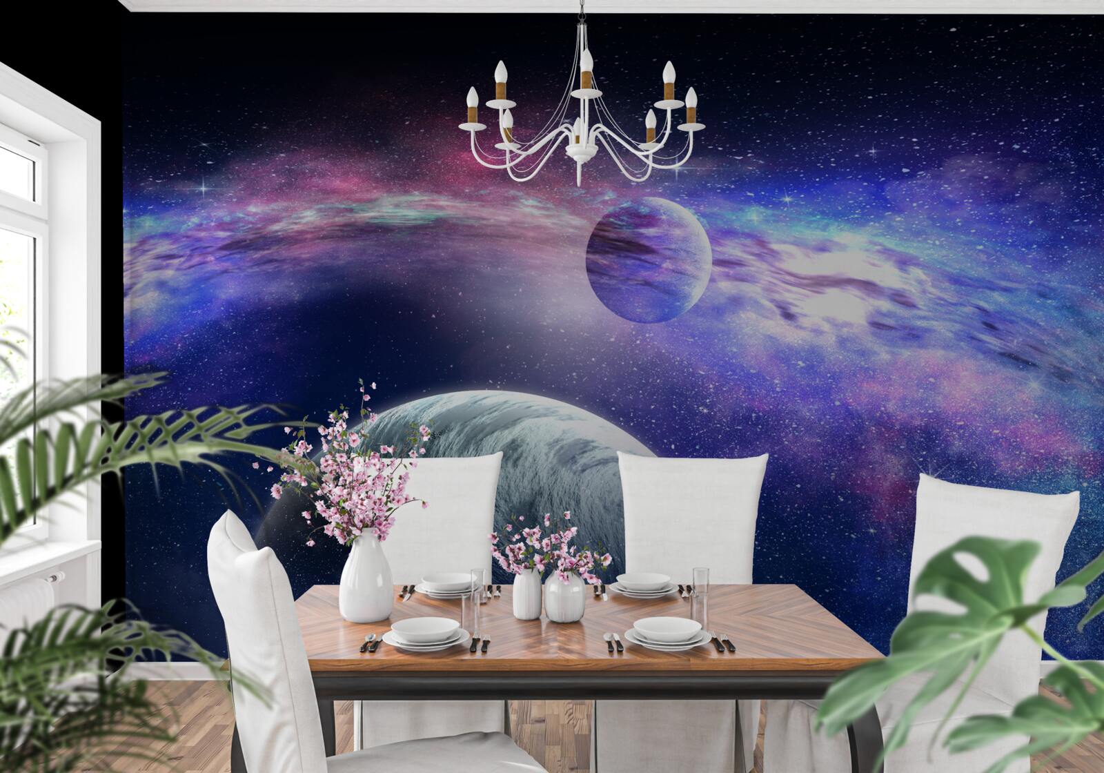 Papier peint les profondeurs non résolues de l'univers