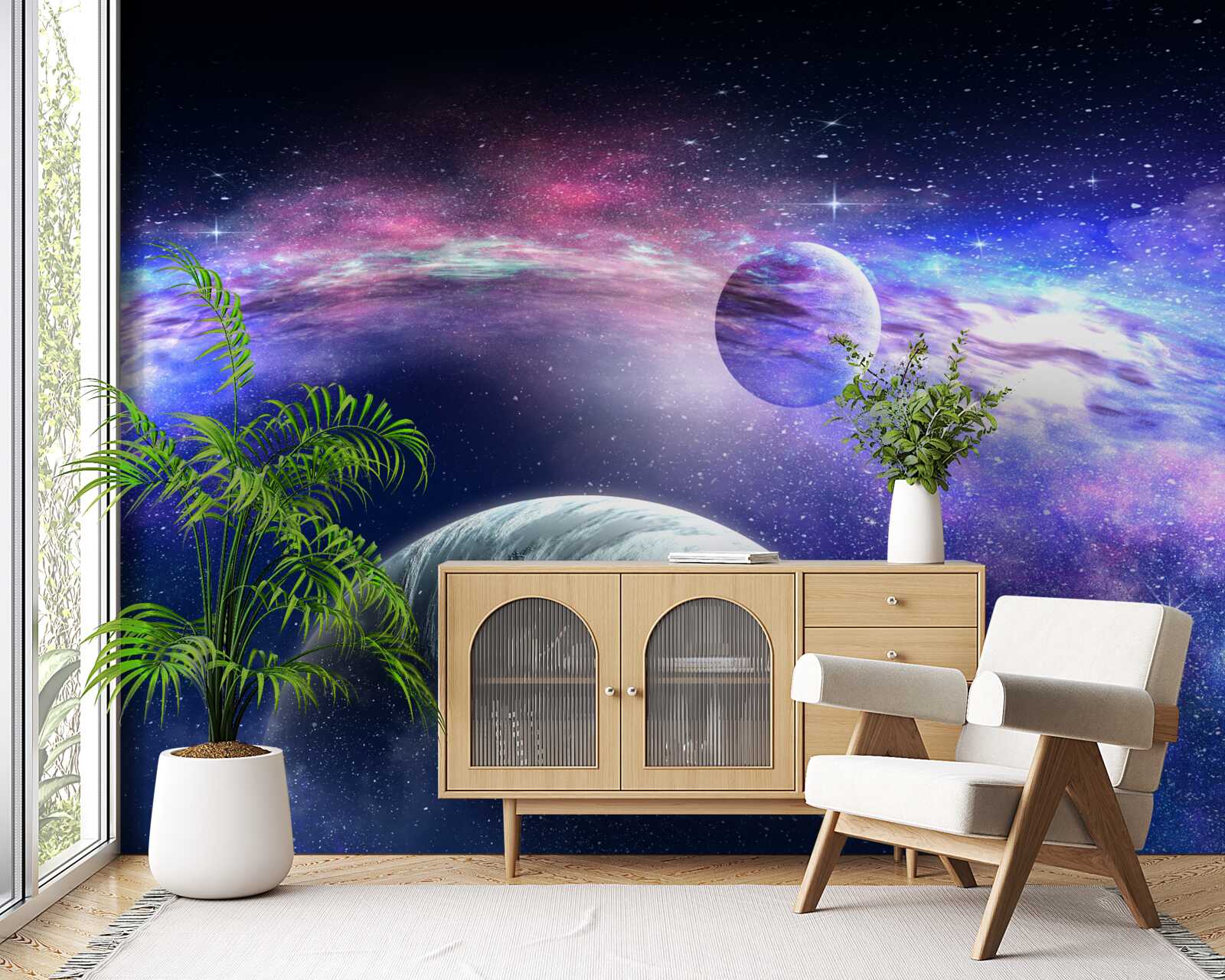 Papier peint les profondeurs non résolues de l'univers