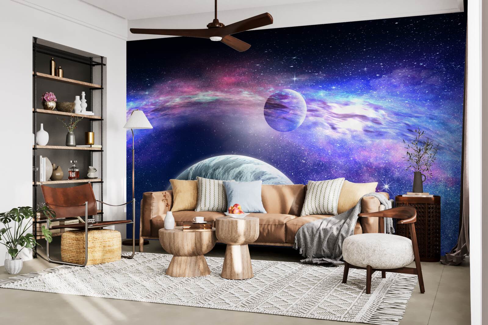 Papier peint les profondeurs non résolues de l'univers