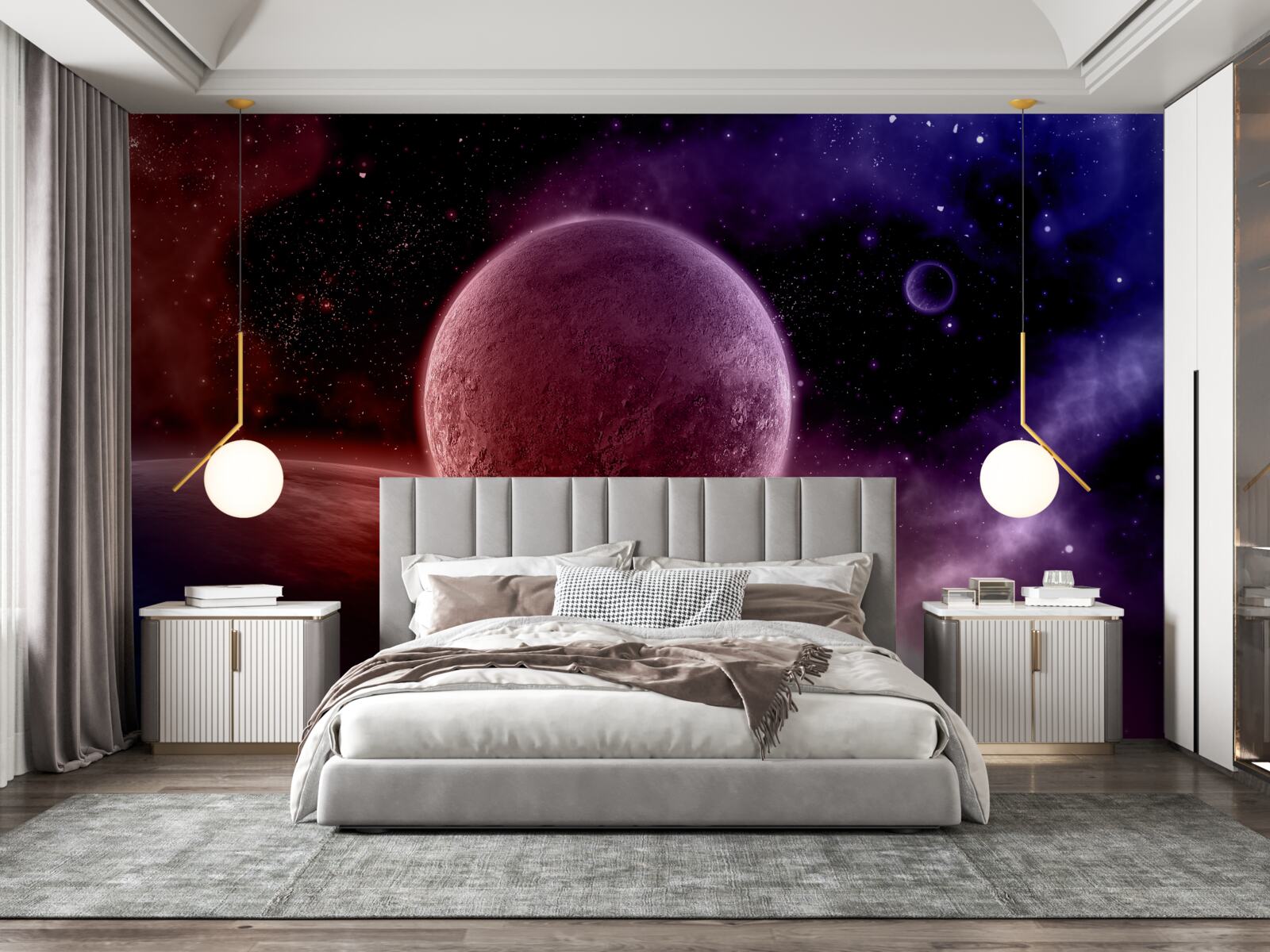 Papier peint planètes non découvertes de notre espace