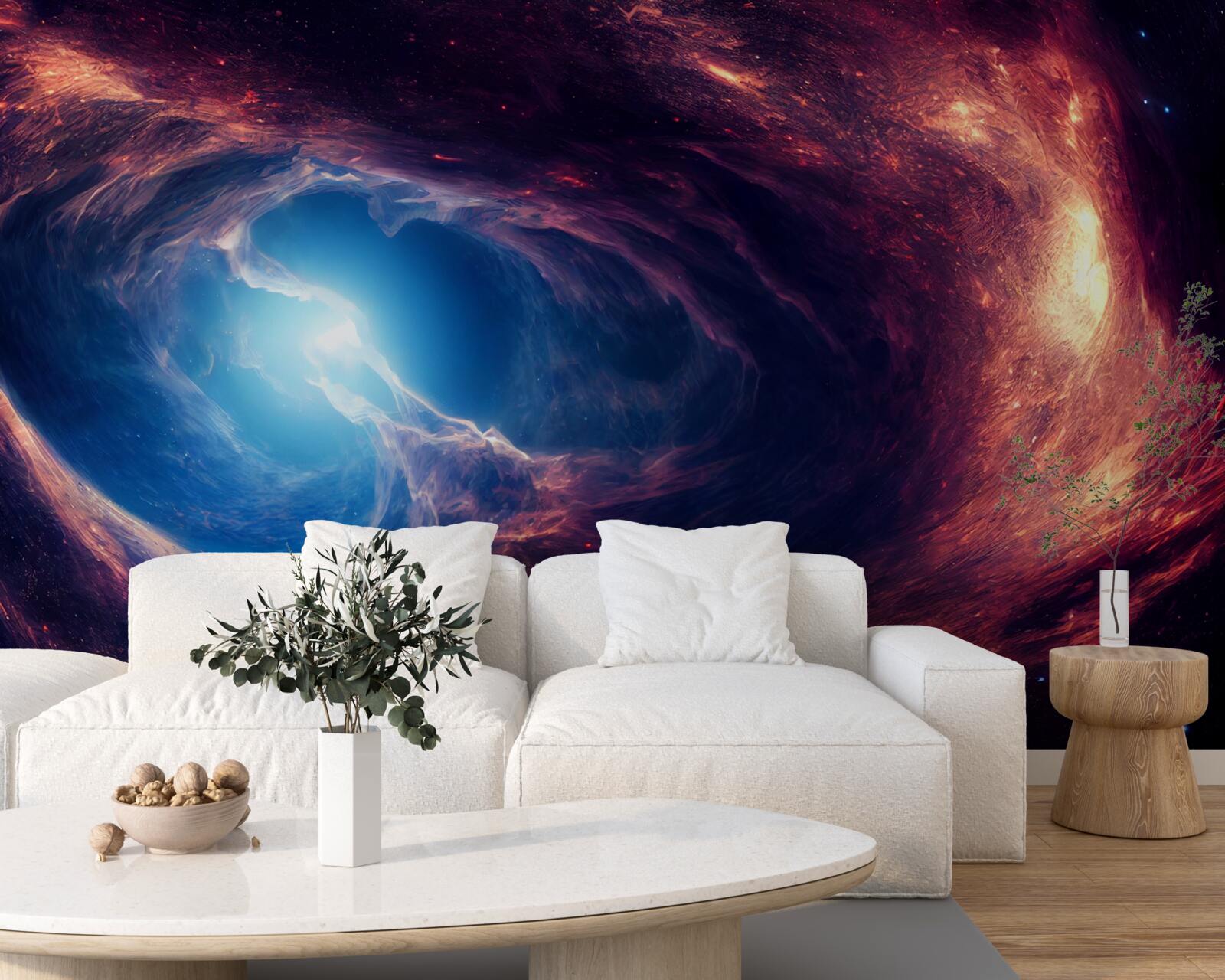 Papier peint les nébuleuses et le système cosmique