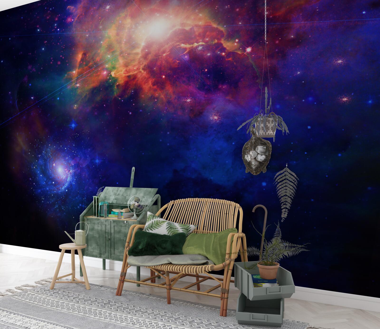 Papier peint profondeur de la nébuleuse cosmique