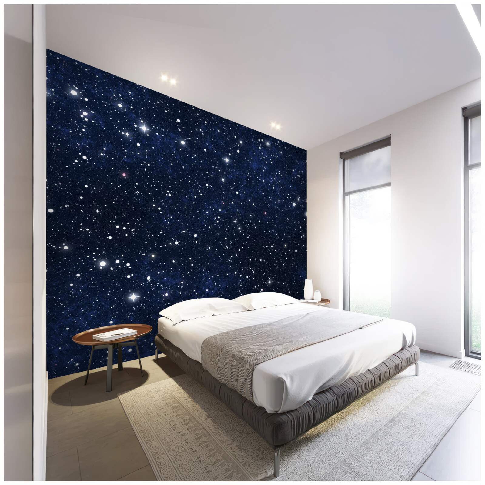 Papier peint couche ciel étoilé