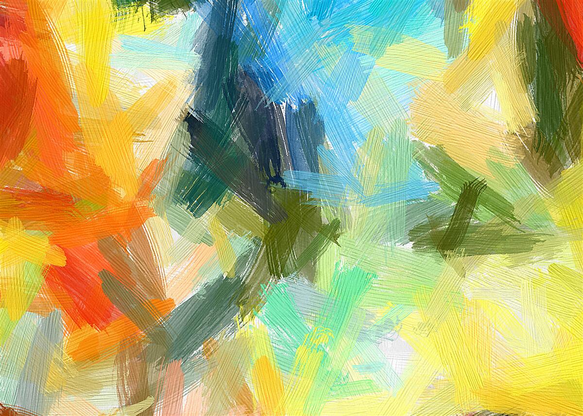 Papier peint peinture à l'huile abstraite représentant l'automne