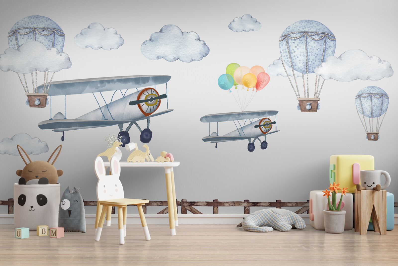 Papier peint voyage dans le ciel