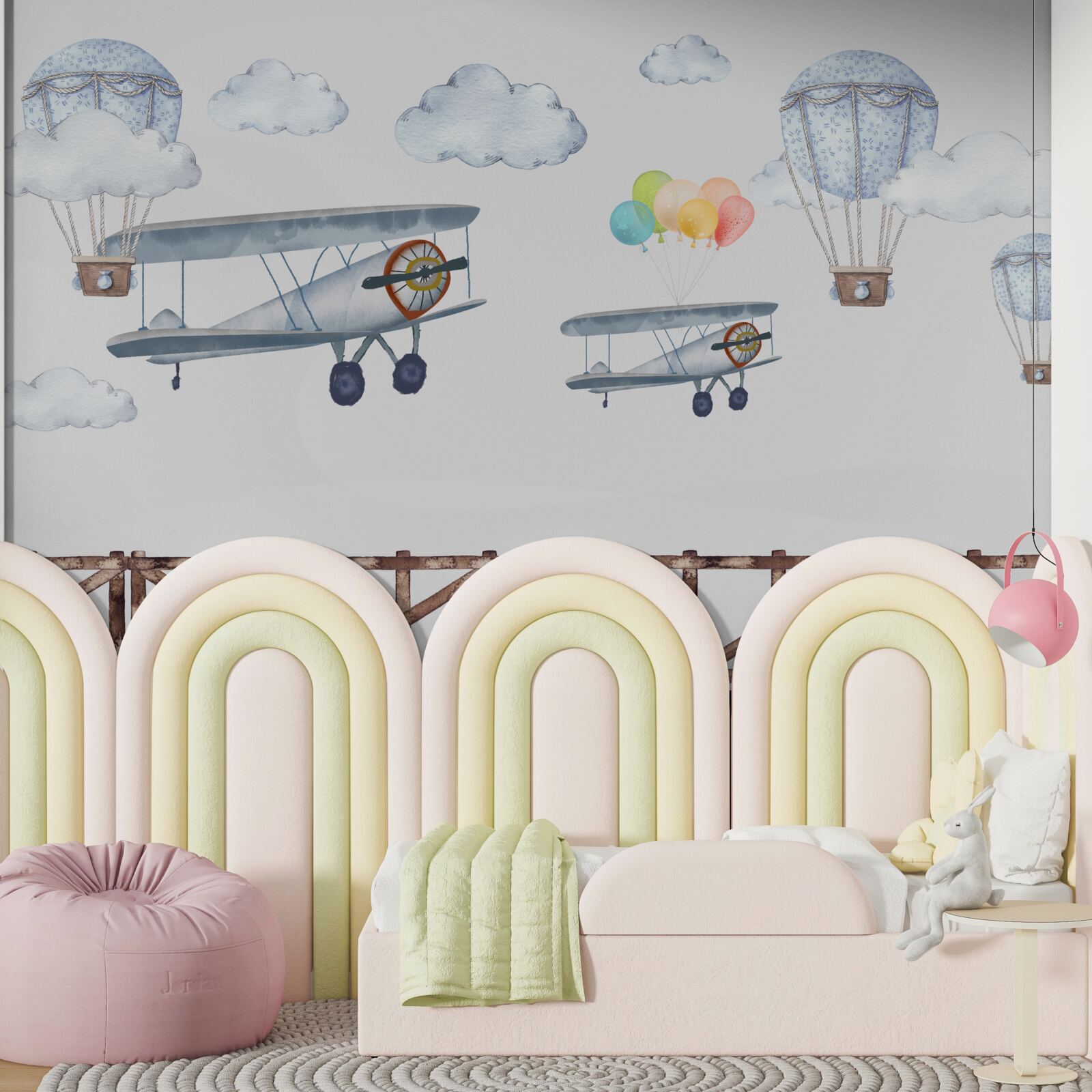 Papier peint voyage dans le ciel