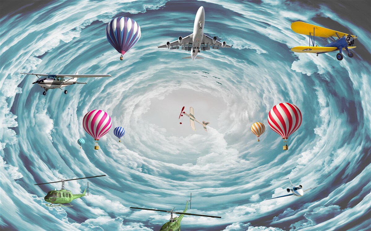 Papier peint l'éternité bouillante de l'infini cosmique