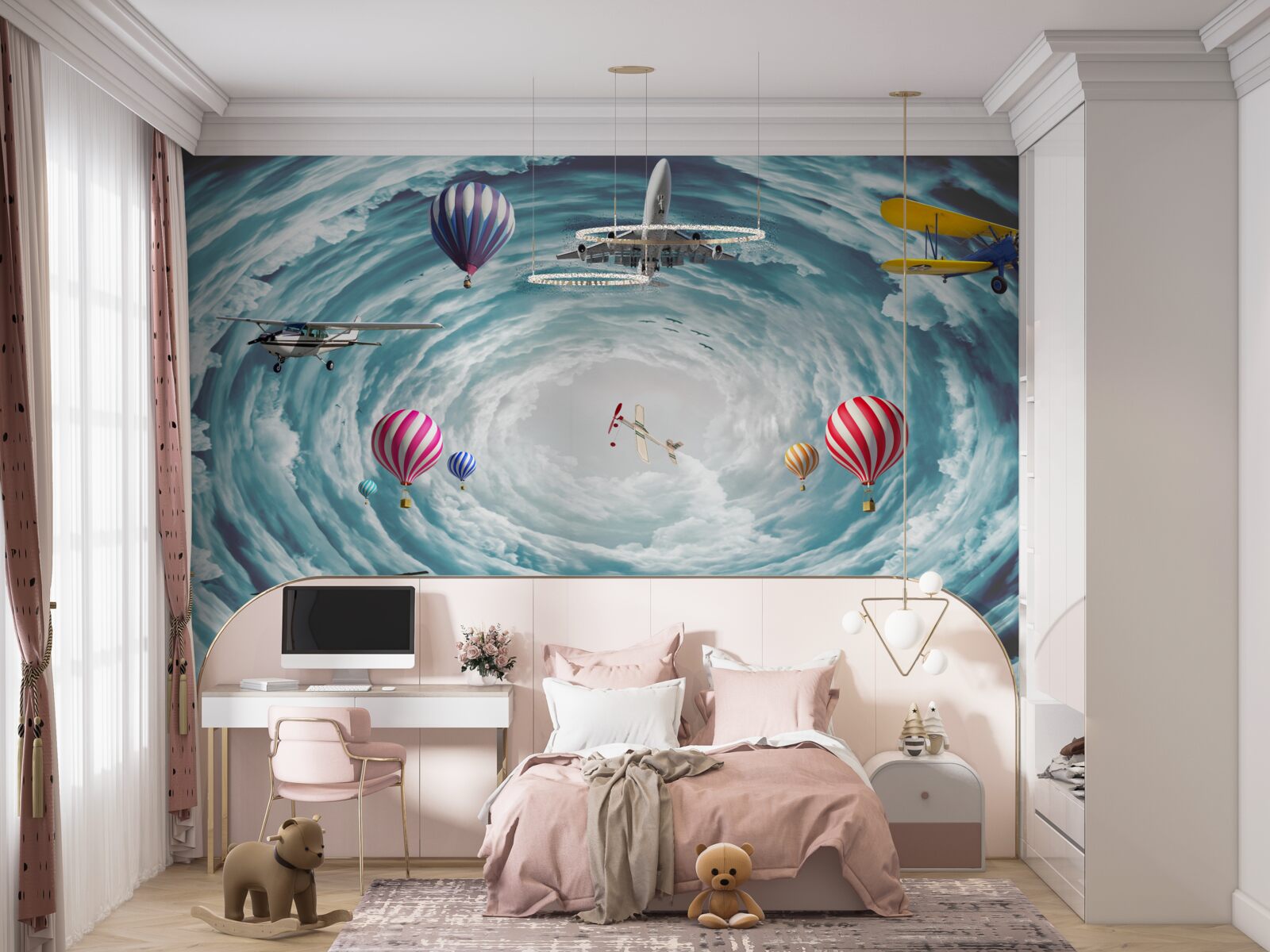 Papier peint l'éternité bouillante de l'infini cosmique