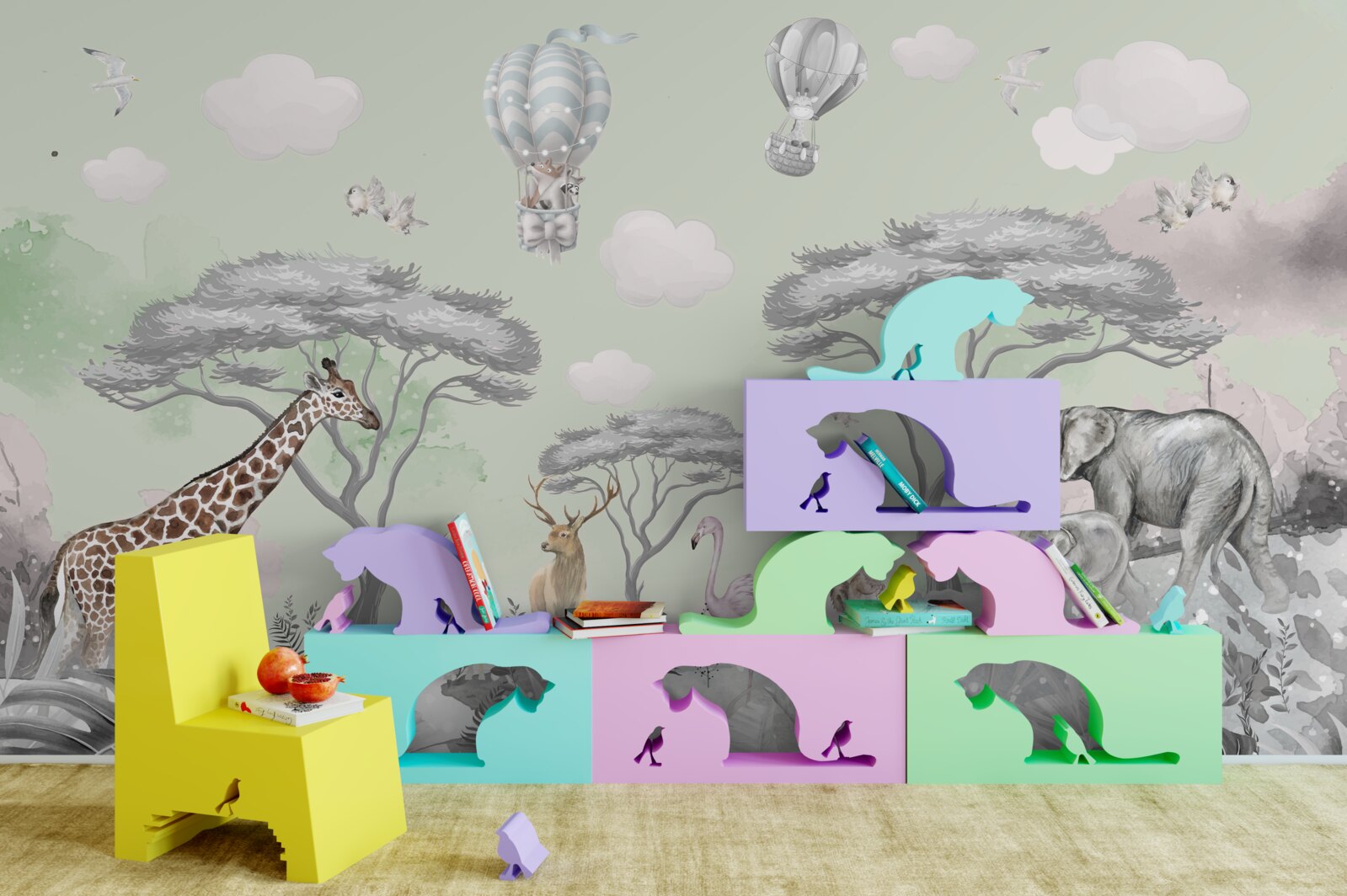 Papier peint animaux dans la nature