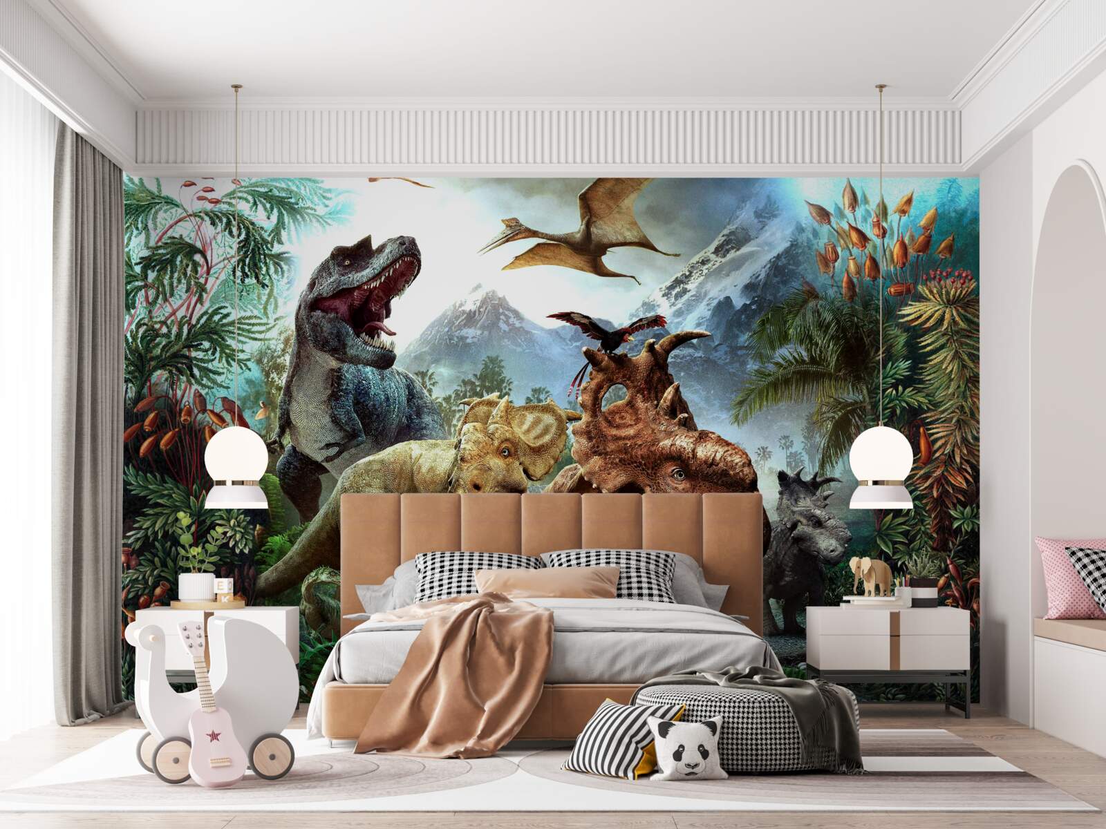 Papier peint Dinosaures du jurassique