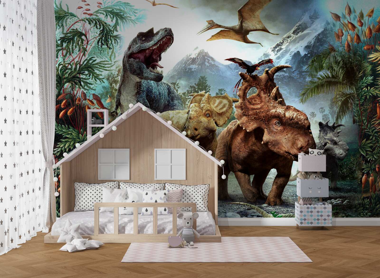 Papier peint Dinosaures du jurassique