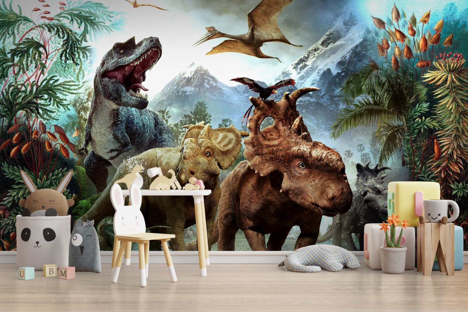Papier peint Dinosaures du jurassique