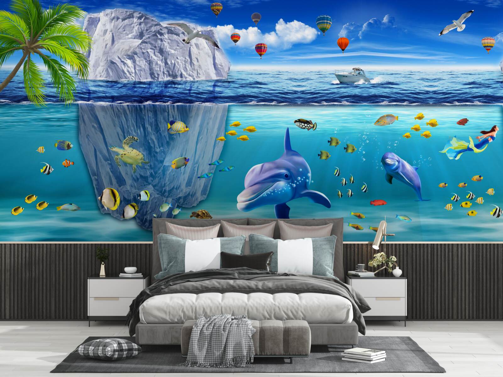 Papier peint espèces marines sous-marines