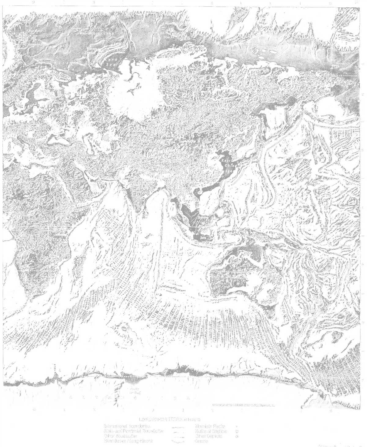 Papier peint Coucher de soleil sur une montagne abstraction et forêt