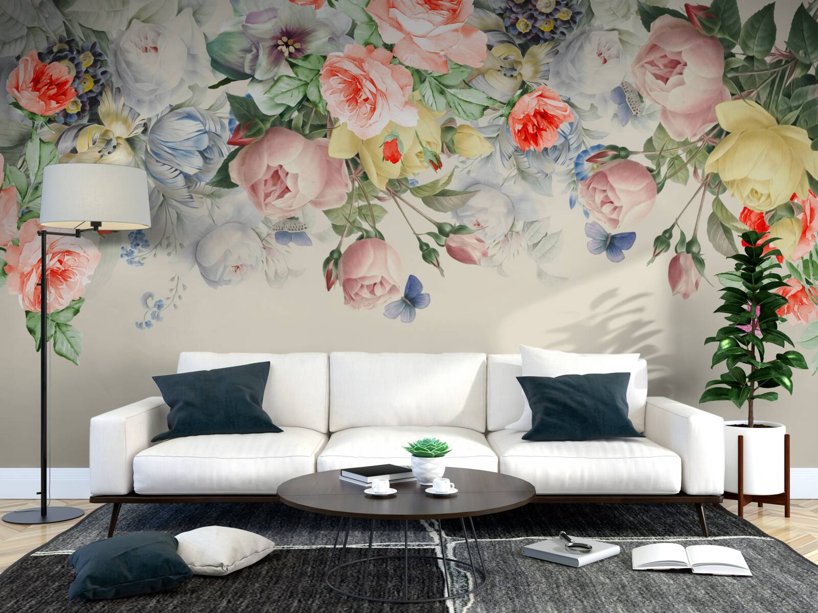 Papier peint une variété éblouissante de papiers à fleurs