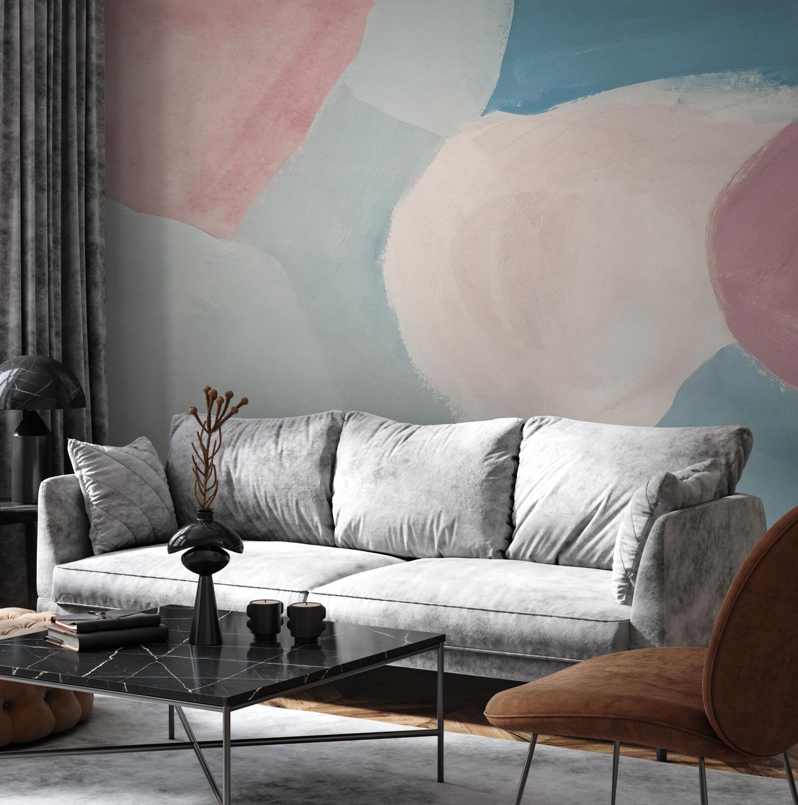 Papier peint des taches de couleur pâle