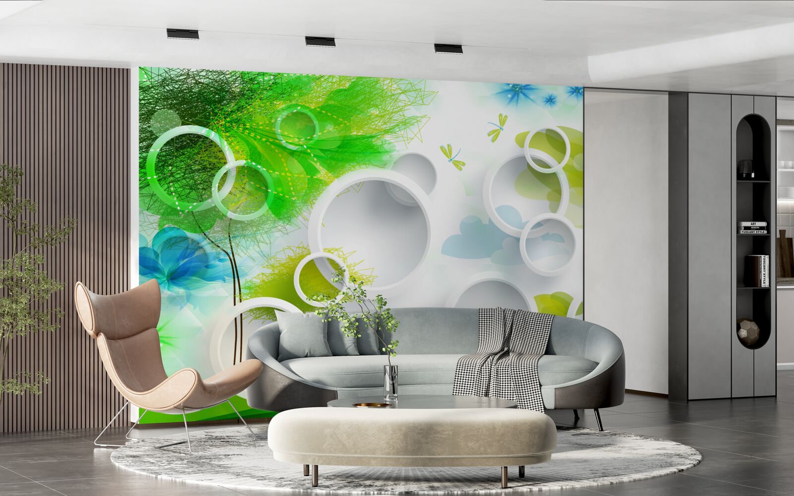 Papier peint une explosion de couleurs estivales