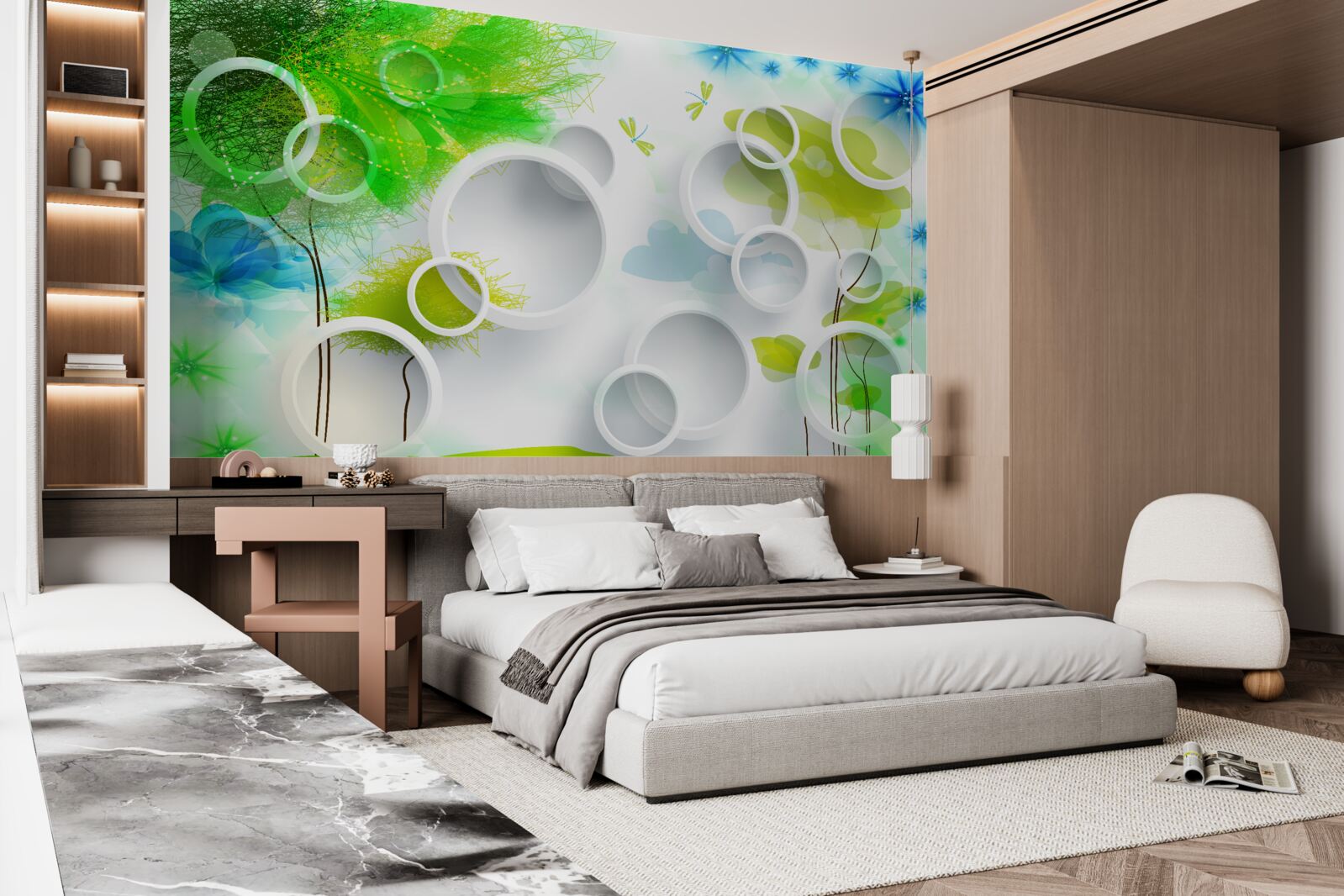 Papier peint une explosion de couleurs estivales