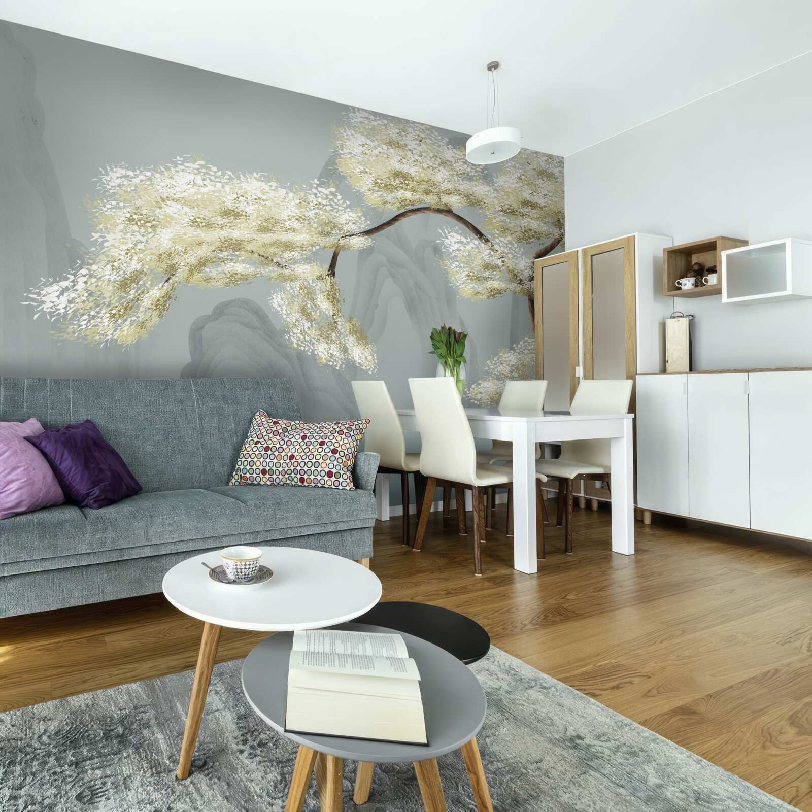 Papier peint arbre à pollen