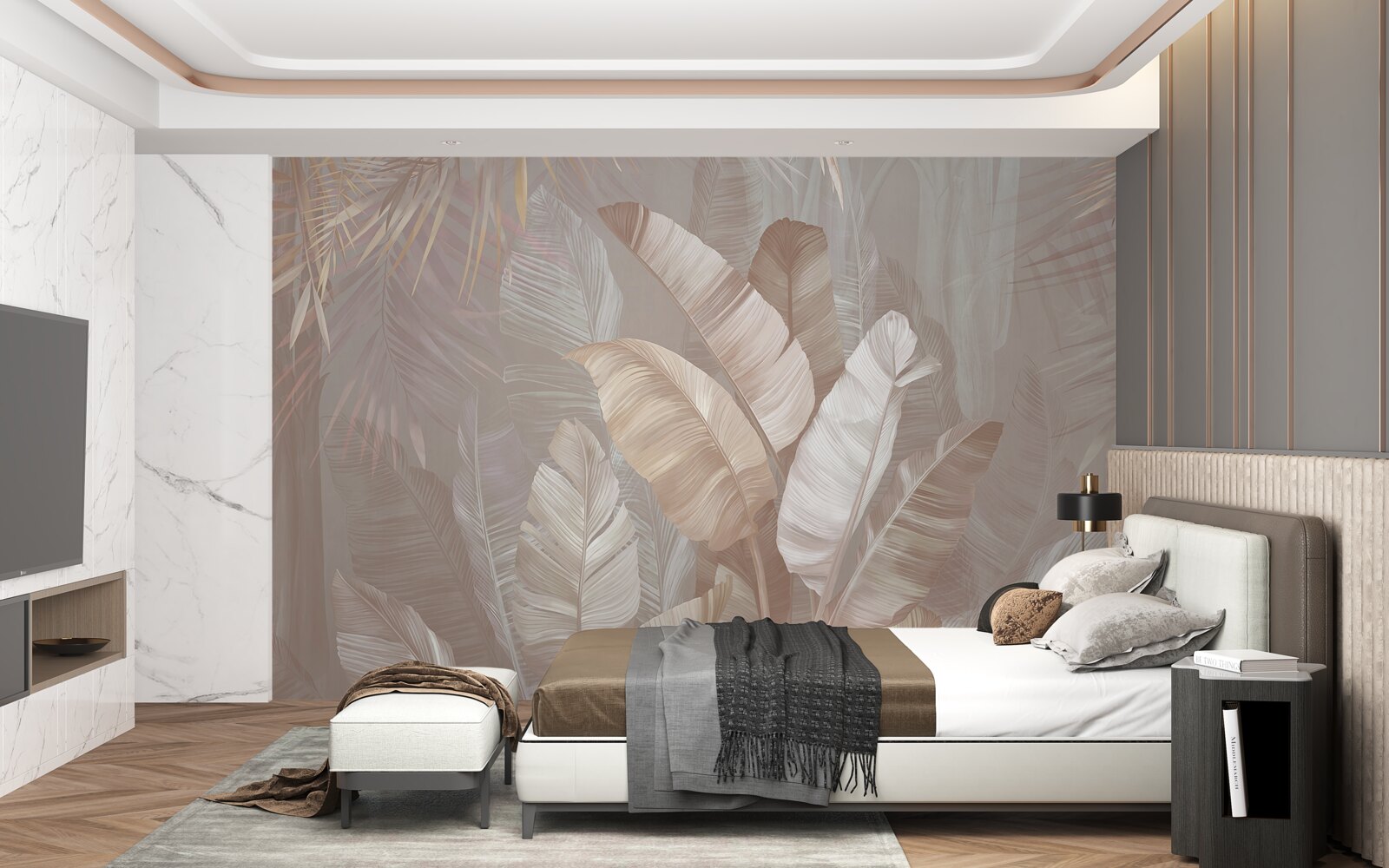 Papier peint forêts tropicales douces