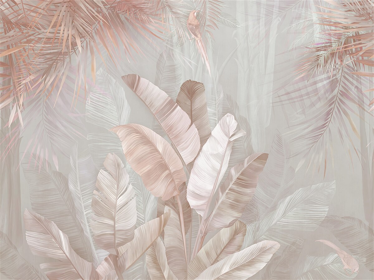 Papier peint matinée tropicale pleine de tendresse