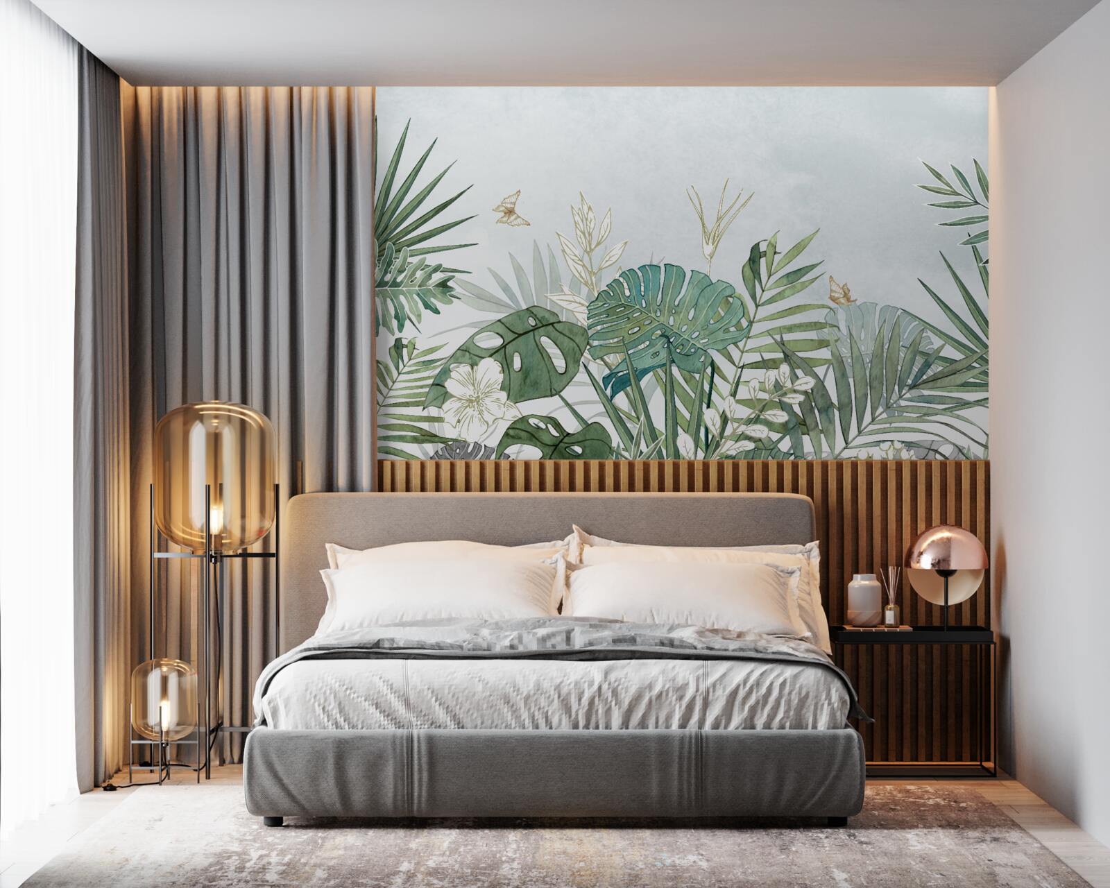 Papier peint diversité de la flore dans la région tropicale