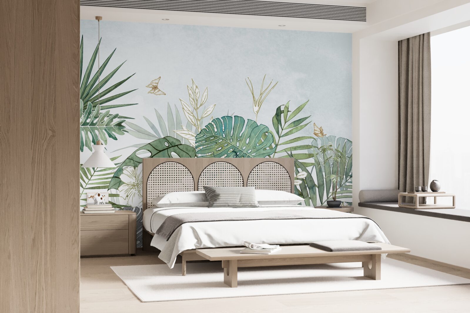 Papier peint diversité de la flore dans la région tropicale