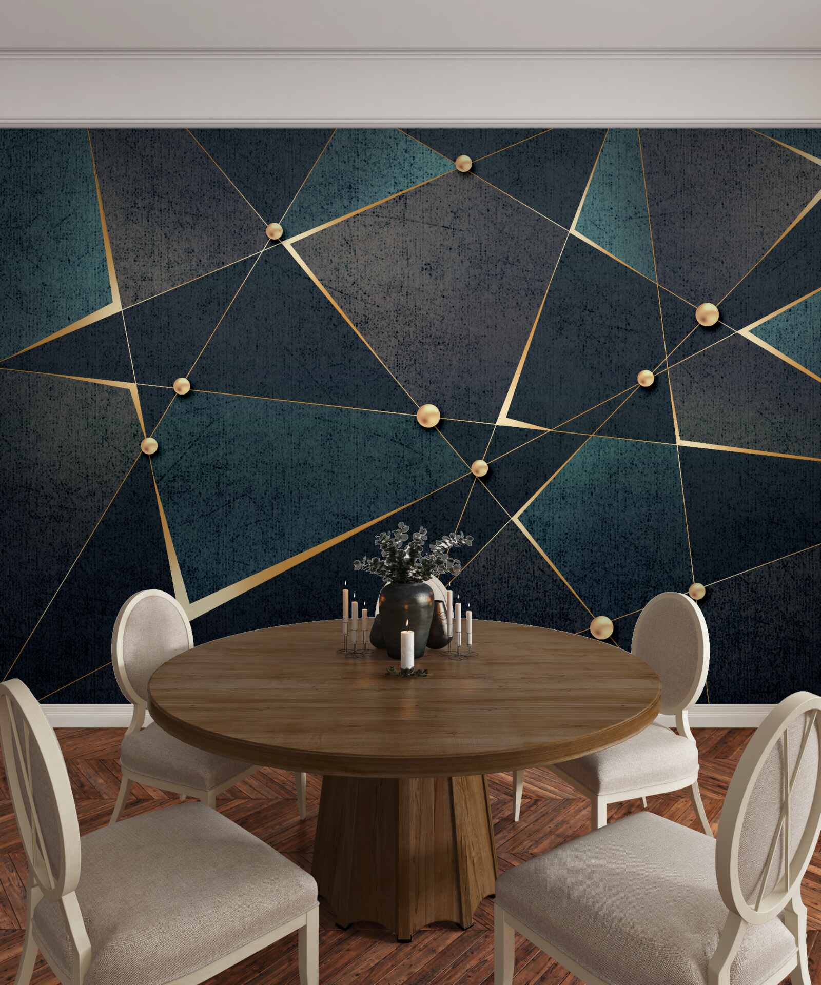 Papier peint Géométrique 3D