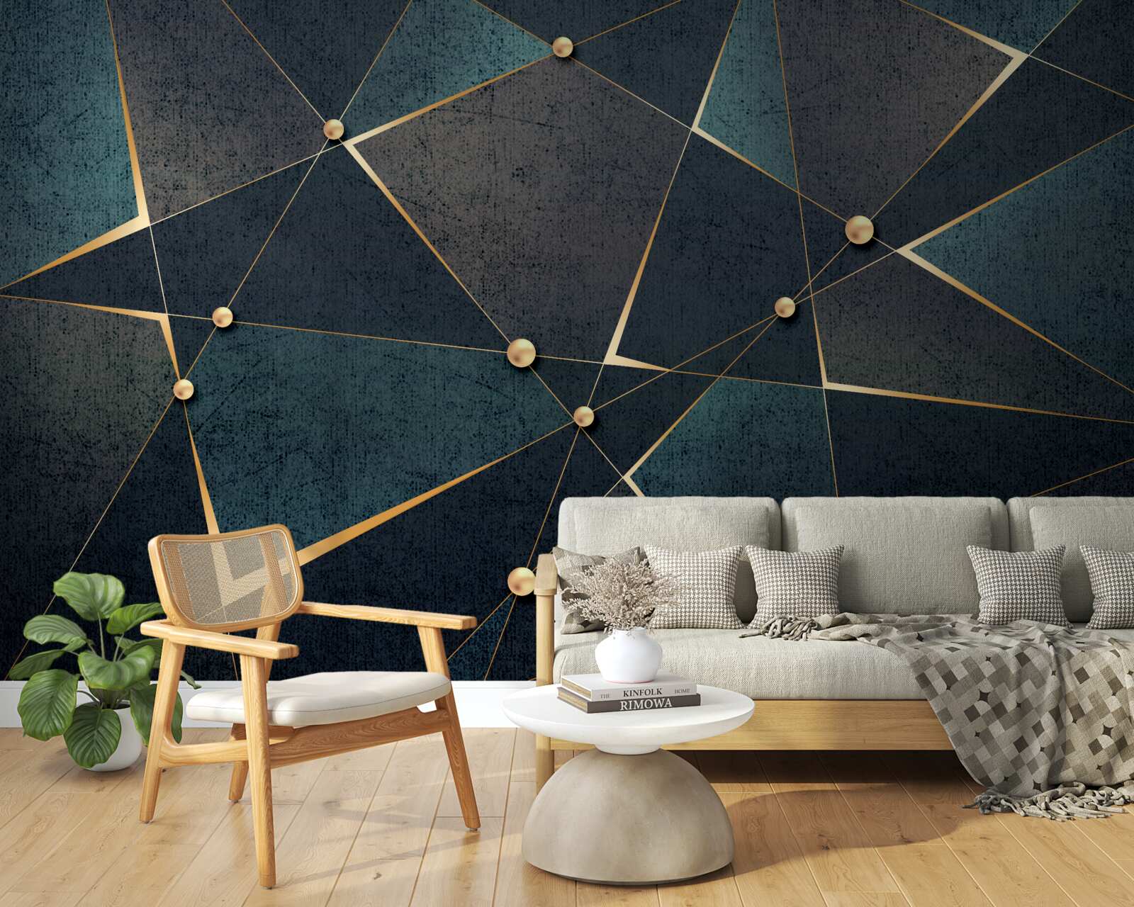 Papier peint des éclairs de lumière dans la nuit noire