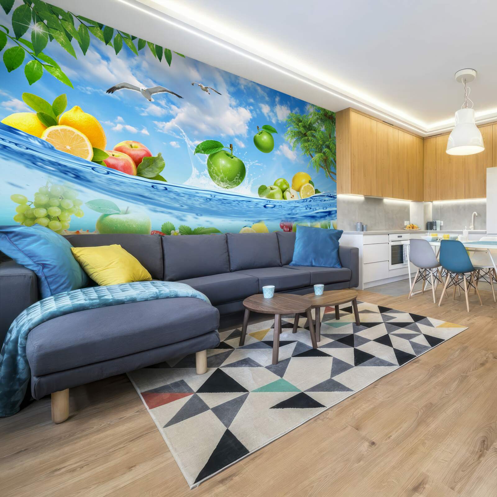 Papier peint fraîcheur des fruits de mer