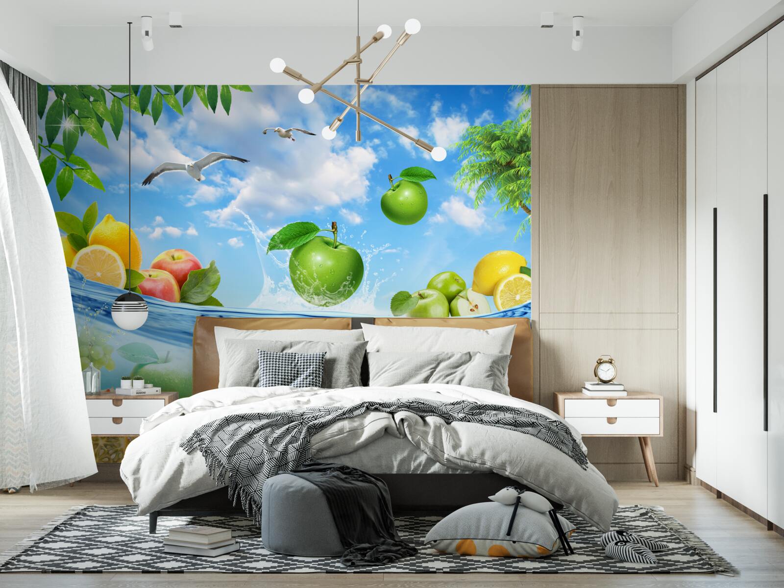 Papier peint fraîcheur des fruits de mer