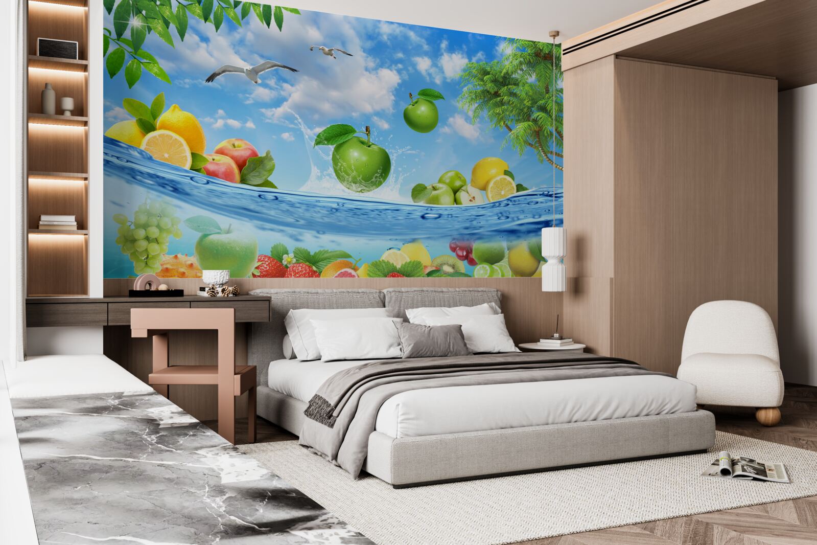 Papier peint fraîcheur des fruits de mer