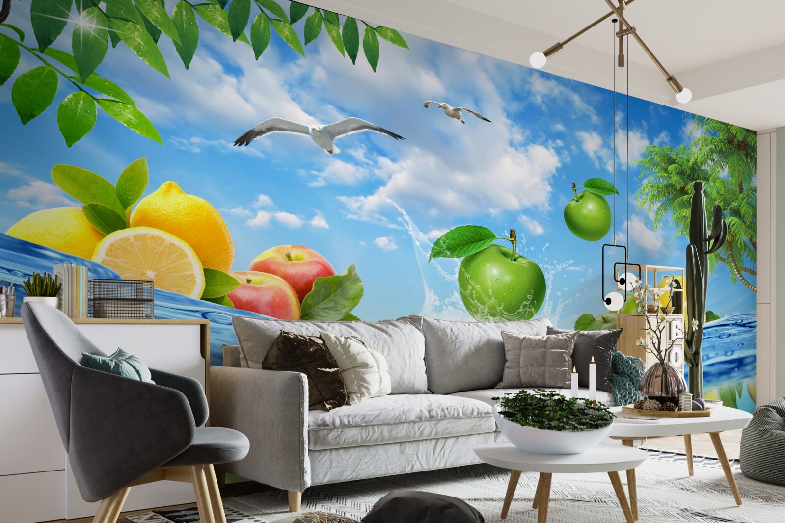 Papier peint fraîcheur des fruits de mer