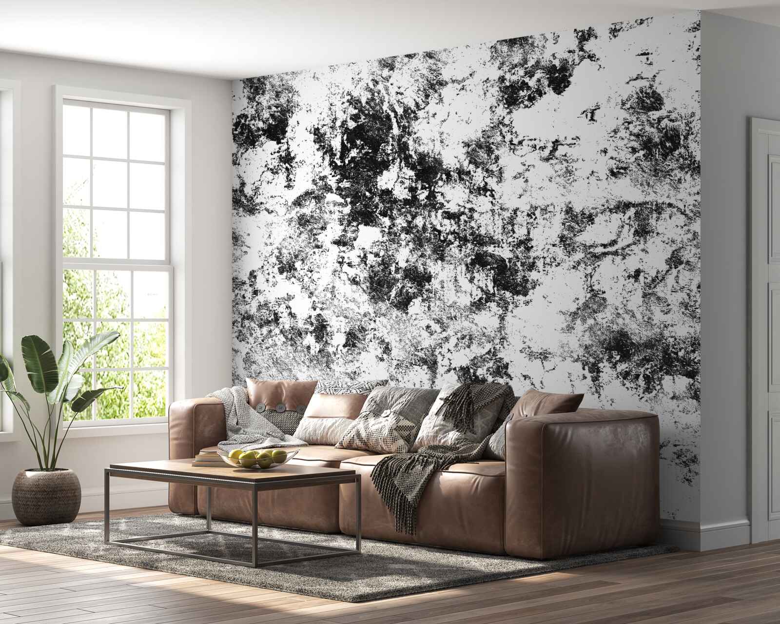 Papier peint ancienne tôle corrodée