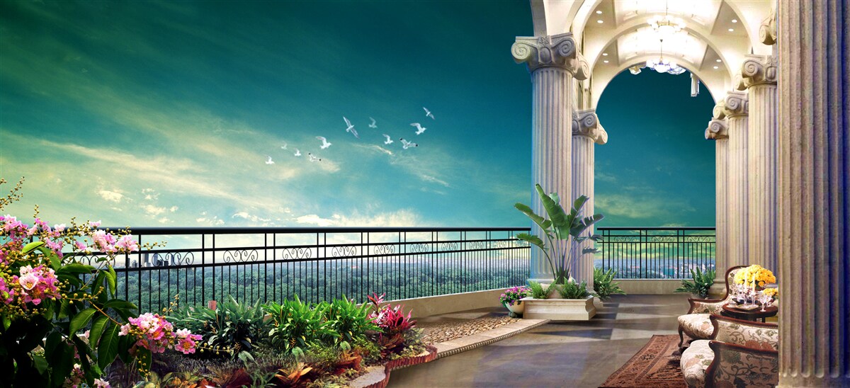 Papier peint gazebo dans l'aire de jeux d'été