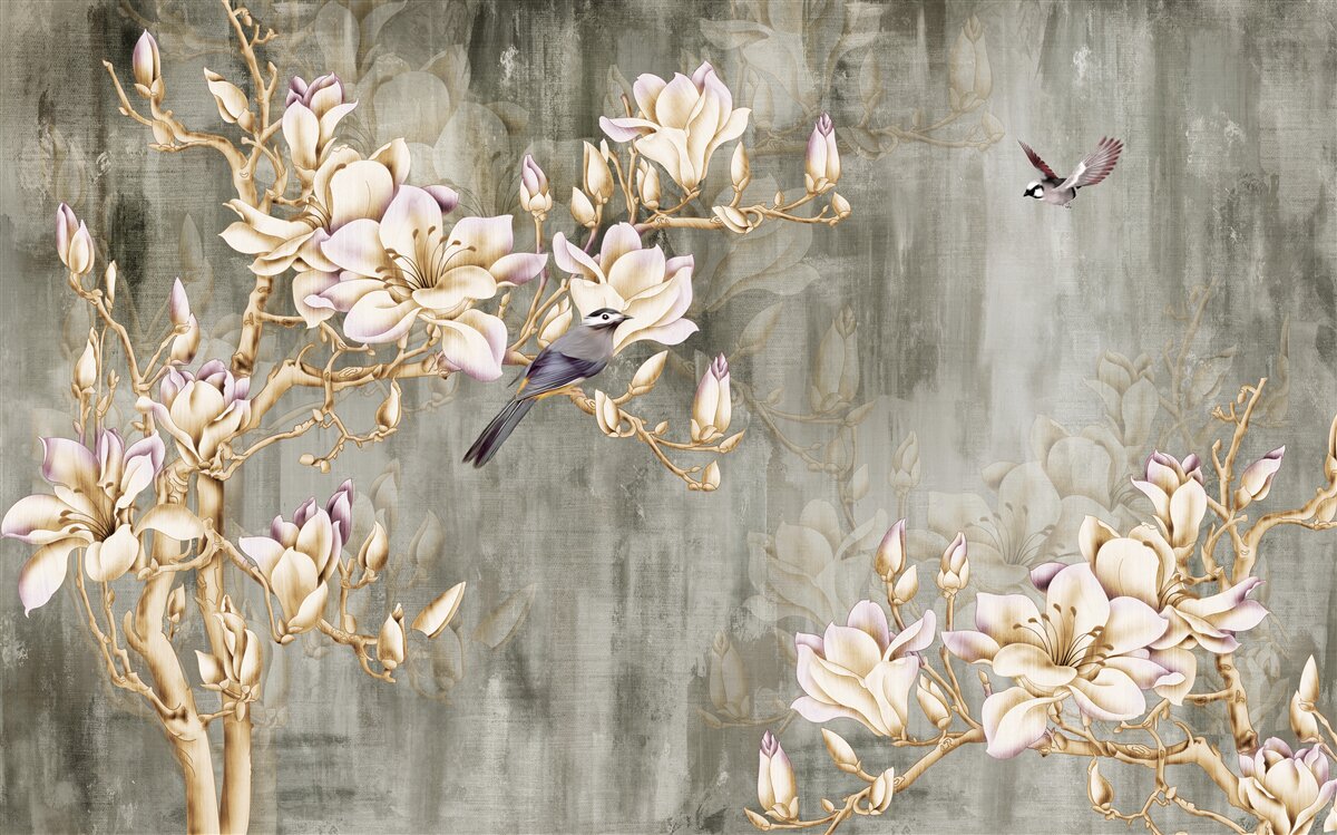 Papier peint pastelowa chinoiserie