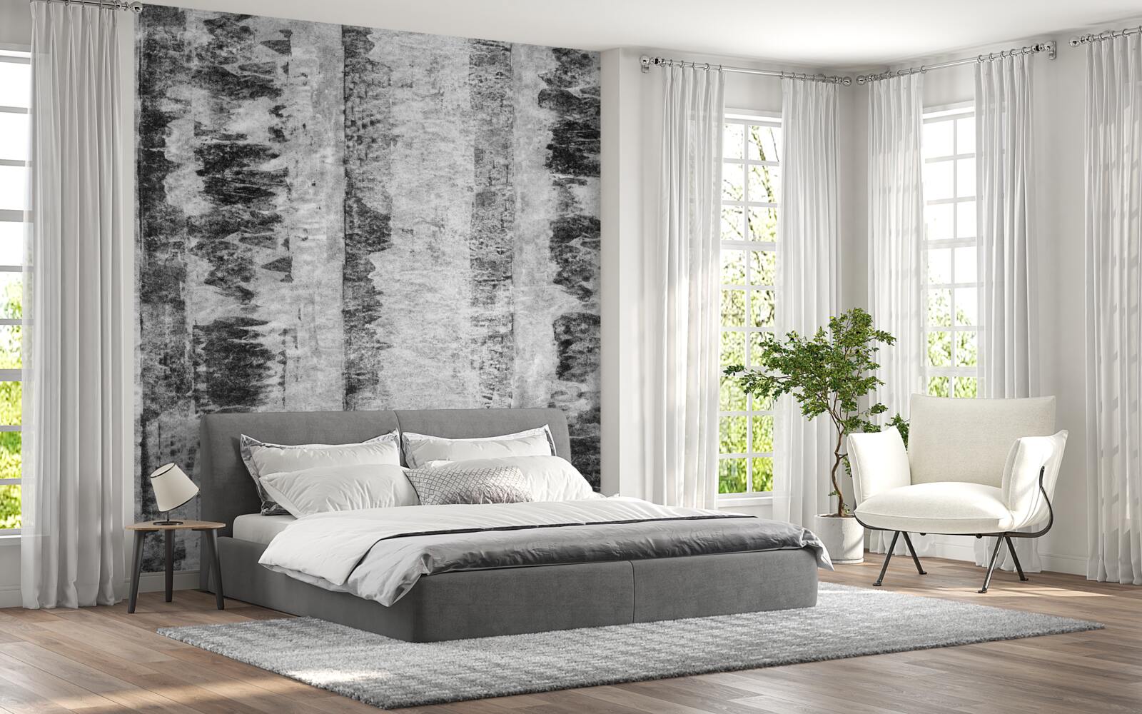 Papier peint l'éternel nombre d'or du bois