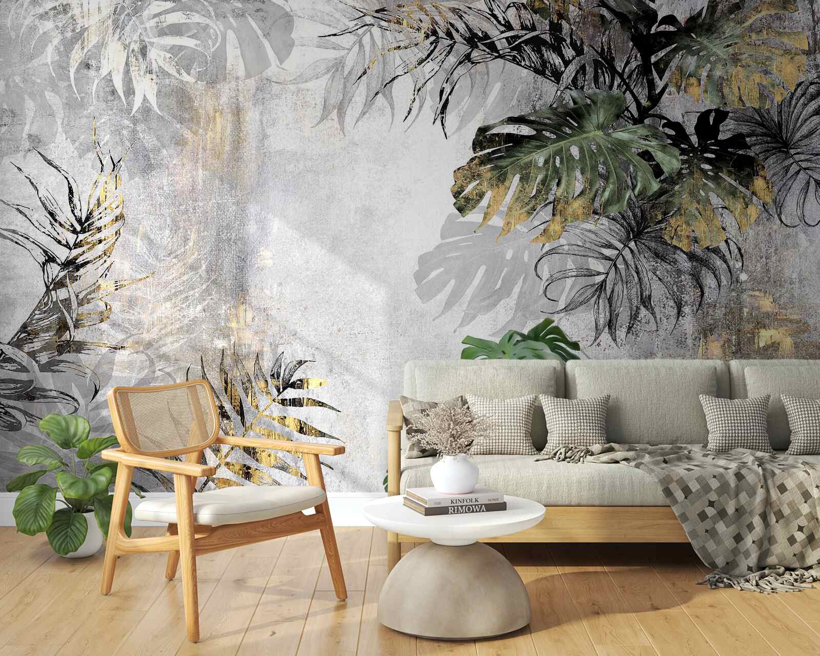 Papier peint la pluie dans la forêt tropicale