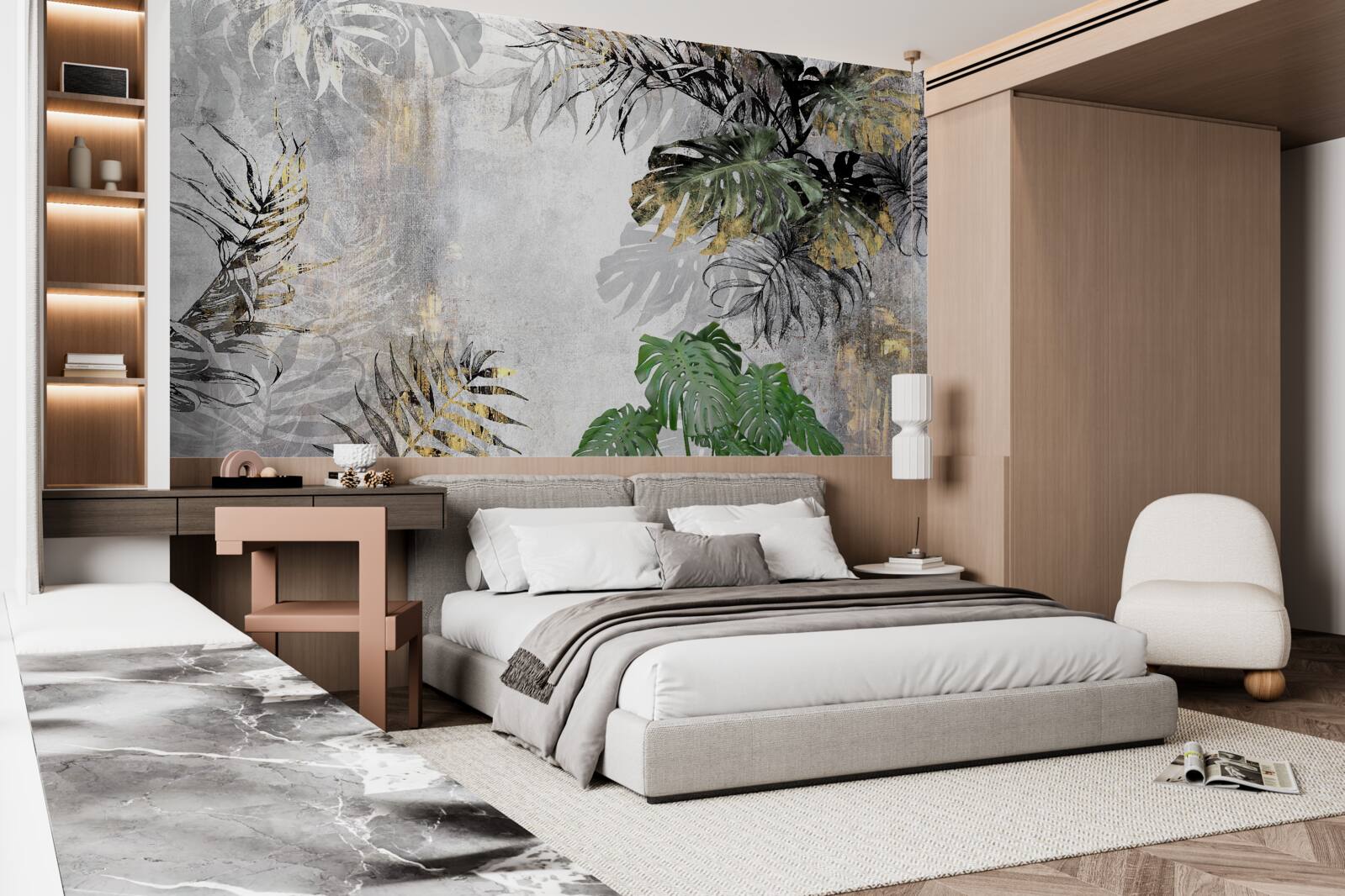 Papier peint la pluie dans la forêt tropicale