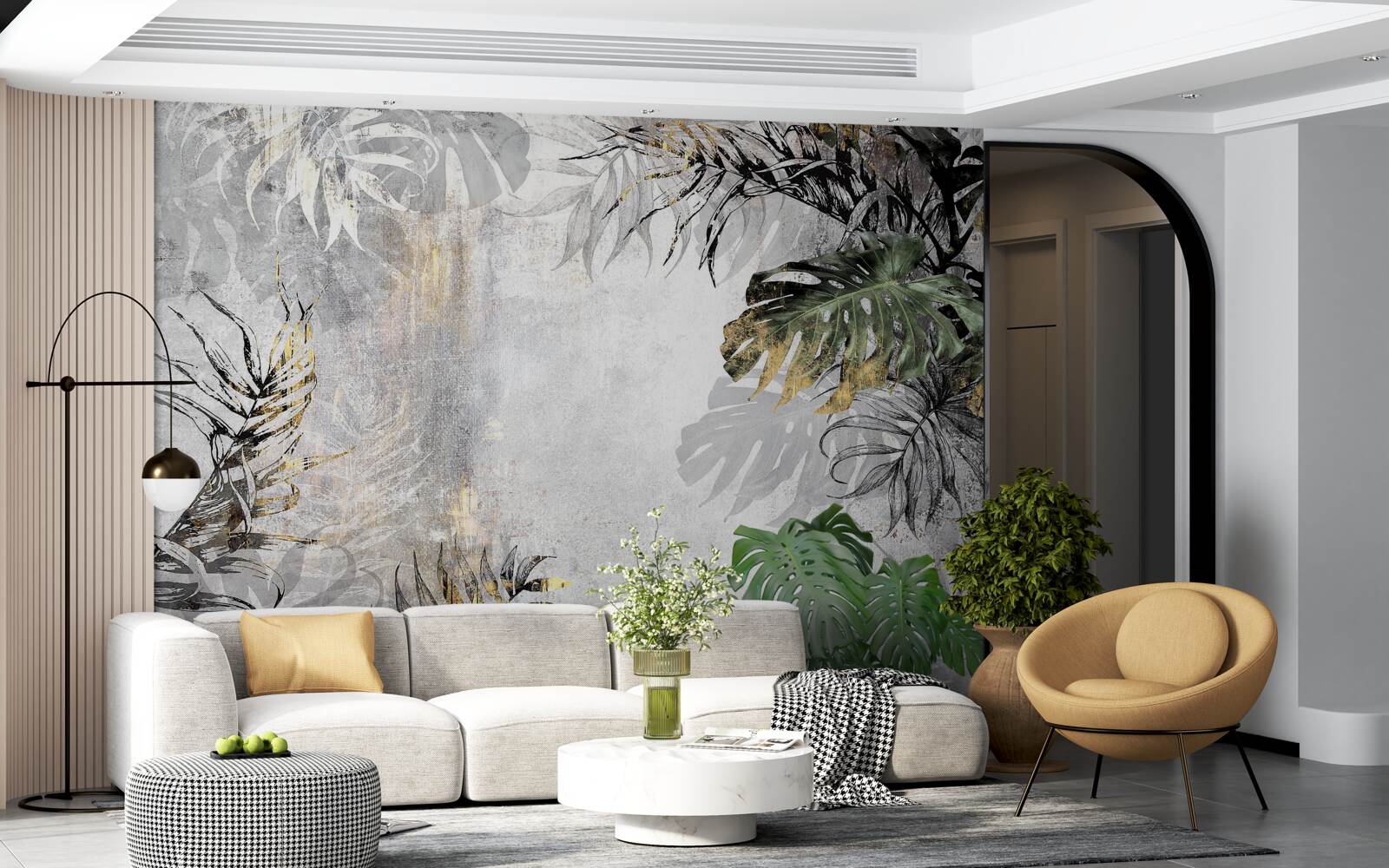 Papier peint la pluie dans la forêt tropicale