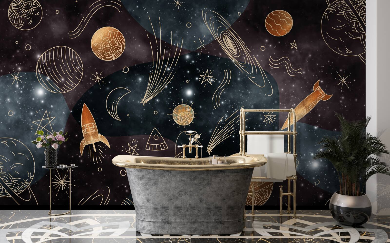 Papier peint l'exploration spatiale et l'astronomie